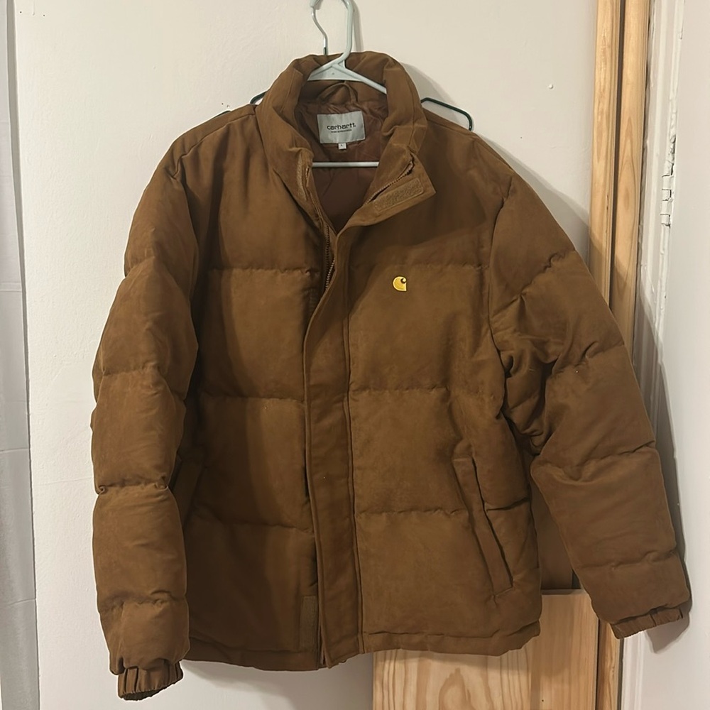 Carharttt WIP - Suede Down Puffer Jacket - Large